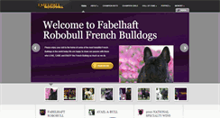 Desktop Screenshot of fabelhaftfrenchbulldogs.com